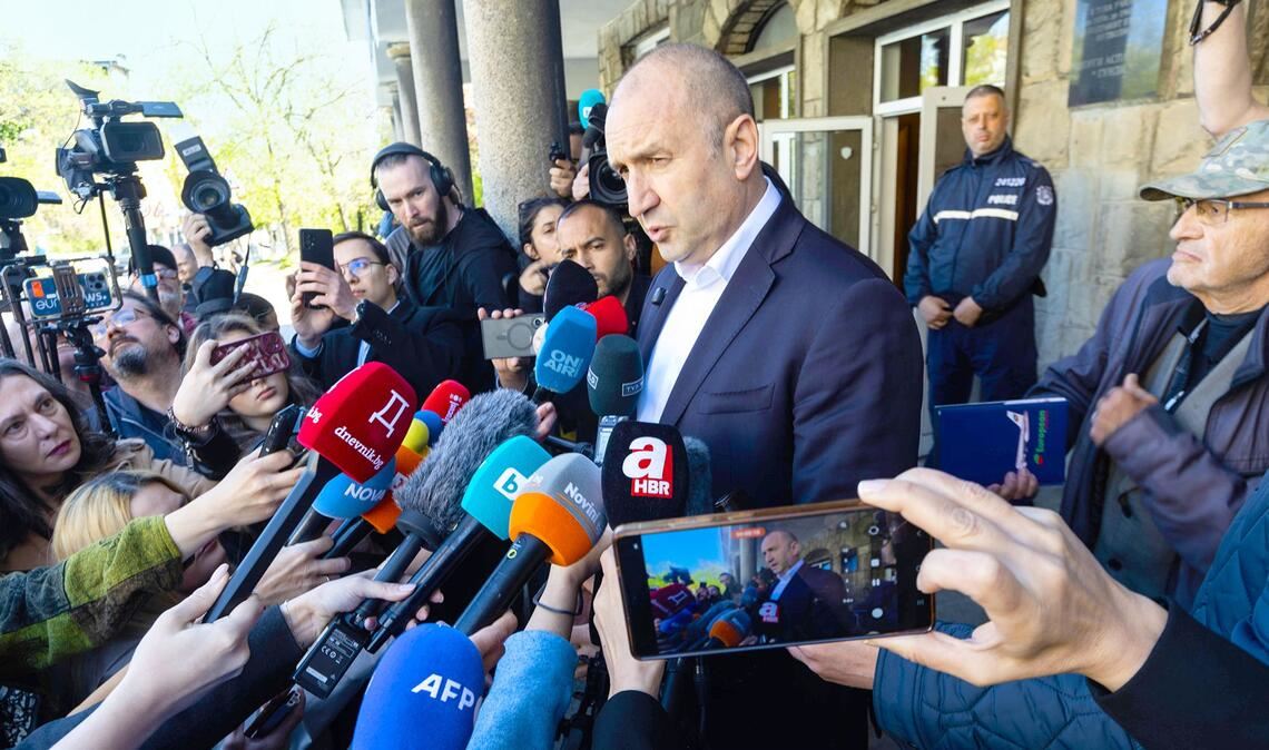 Der selbsterklärte Staatserneuer Rumen Radew.