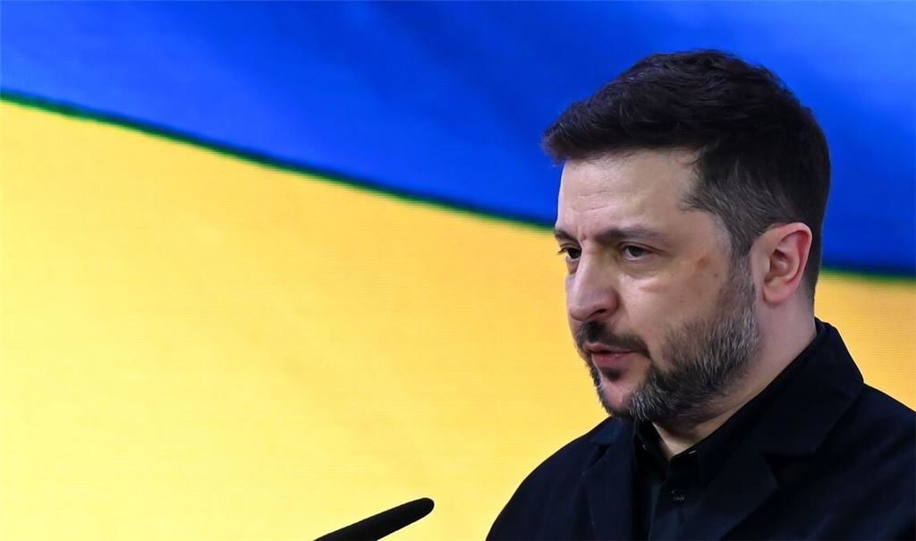 Der ukrainische Präsident Wolodymyr Selenskyj bei der Münchner Sicherheitskonferenz: gezeichnet vom Krieg.