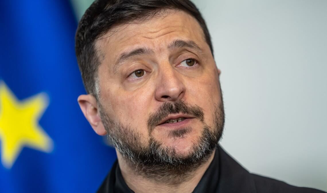 Der ukrainische Präsident Wolodymyr Selenskyj fordert eine rasche EU-Mitgliedschaft seines Landes. (Archivbild)
