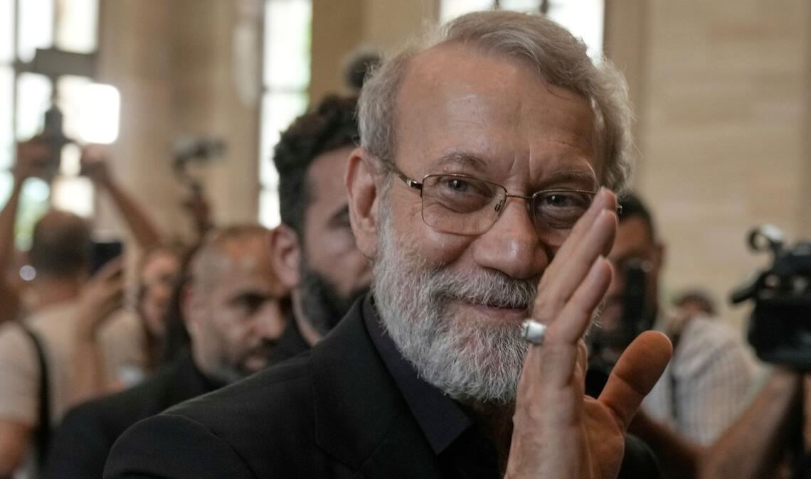 Der von Israel getötete Generalsekretär des iranischen Sicherheitsrates, Ali Laridschani, im Libanon. (Archivbild)