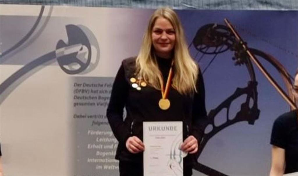 Deutsche Meisterin Natascha Rose.