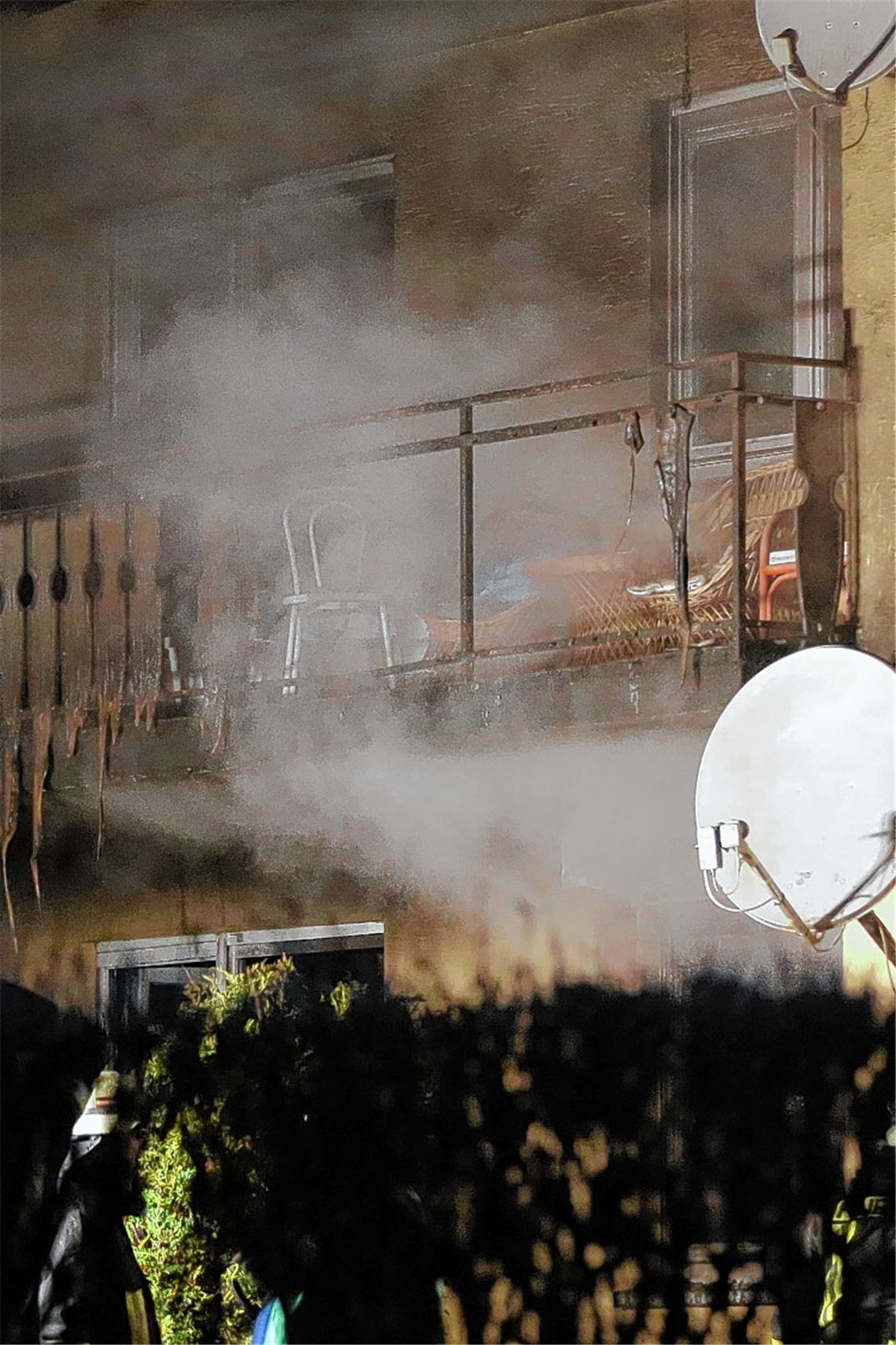 Mann wird nach Brand vermisst