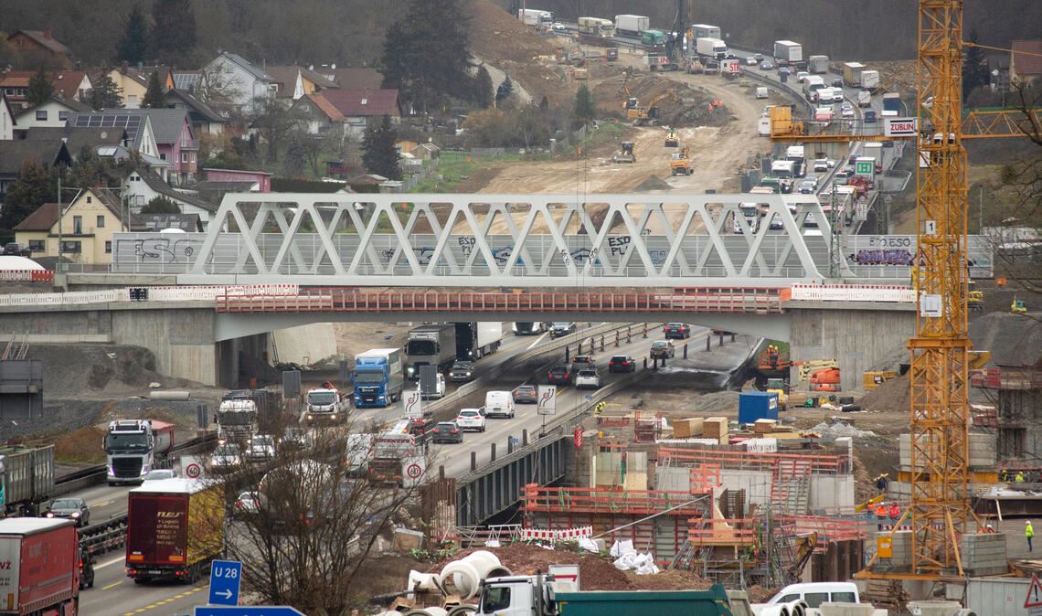 Die A8 bei Pforzheim ist ein Stauschwerpunkt. Symbolfoto: Archiv