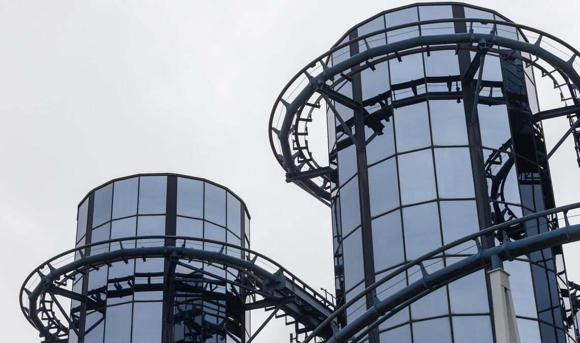 Die Achterbahn Euro-Mir im Europa-Park, Deutschlands größtem Freizeitpark (Archivbild)