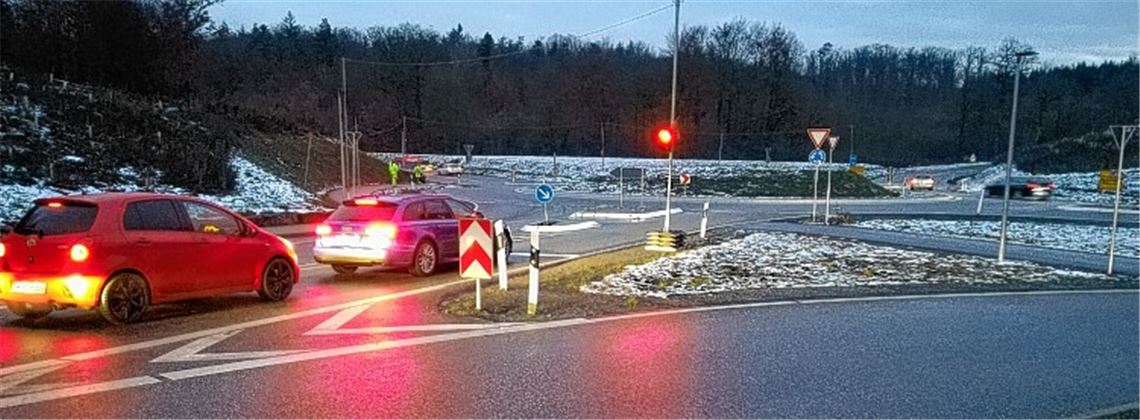 Lückenampel am Kreisel hat sich bewährt