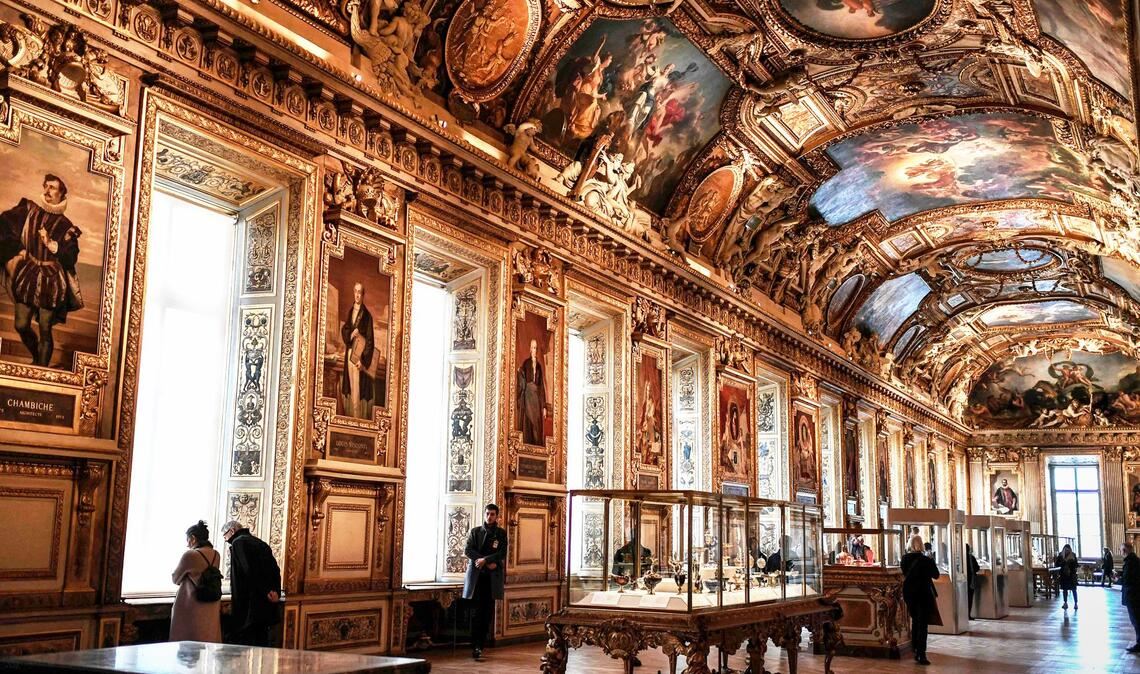 Die Apollo-Galerie, aus der die Schmuckstücke entwendet wurden.