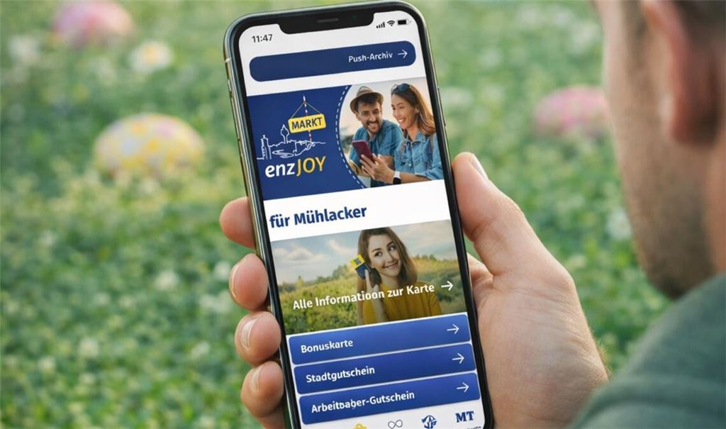 Die App bündelt für die Mühlacker Bürger viele Serviceangebote. Foto: Stadtwerke Mühlacker