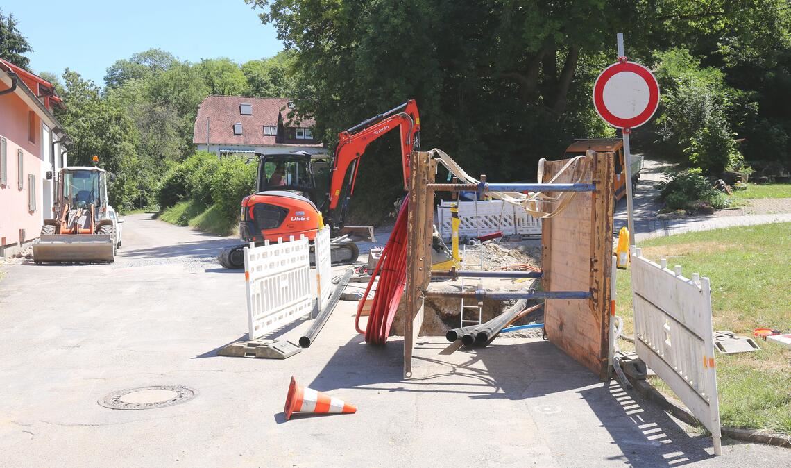 Die Arbeiten sind bereits im Gange. Foto: Schüller