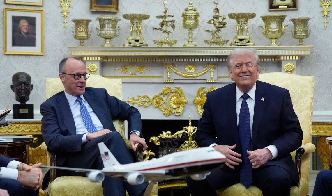 Die Atmosphäre im Oval Office schien gelöst.