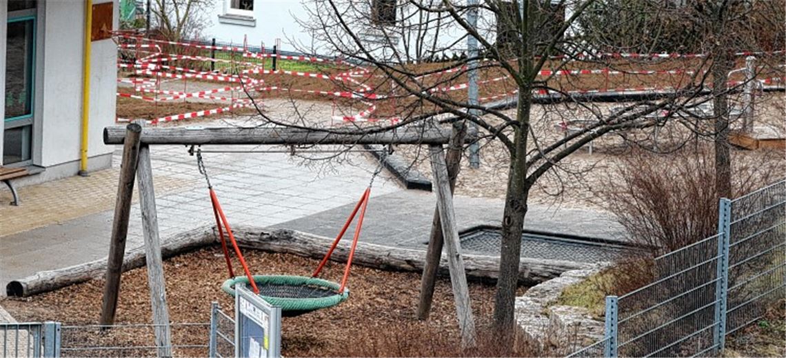 Tristesse statt Kinderlachen im Garten