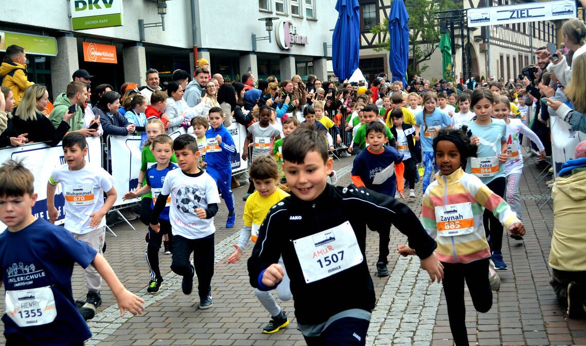 Die Bambini unterwegs.