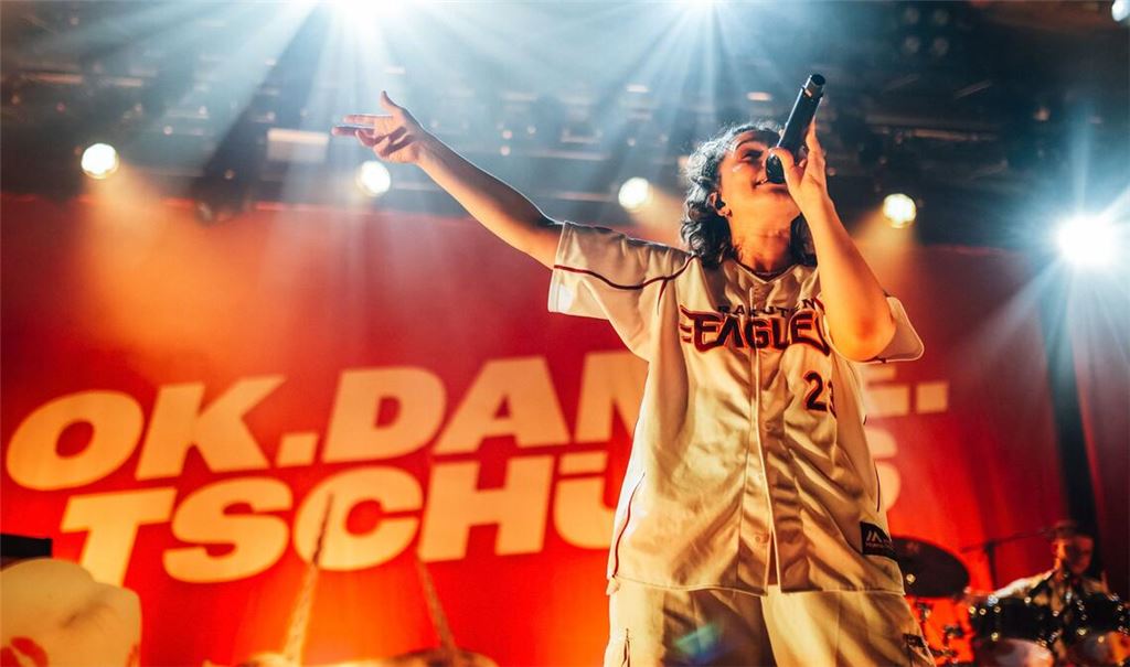 Die Band ok.danke.tschüss bei ihrem Auftritt im Wizemann.