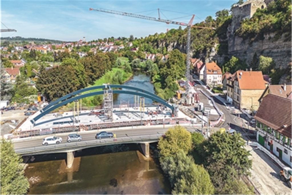 Die Baustelle Herrenwaagbrücke. Foto: Fotomoment