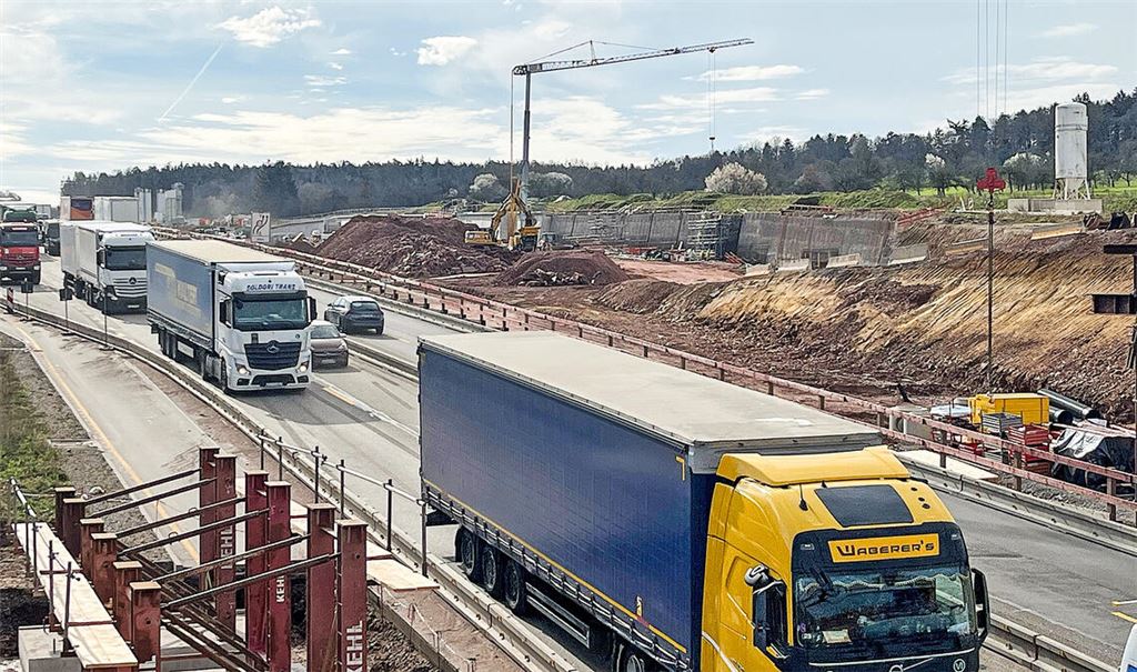 Die Baustelle bei Niefern. Foto: privat