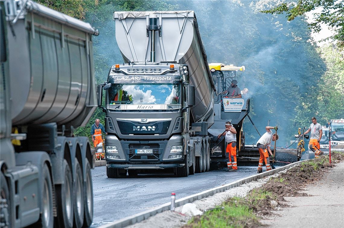 Die Baustelle zwischen Mühlacker und Lienzingen geht in den Endspurt. Foto: Fotomoment