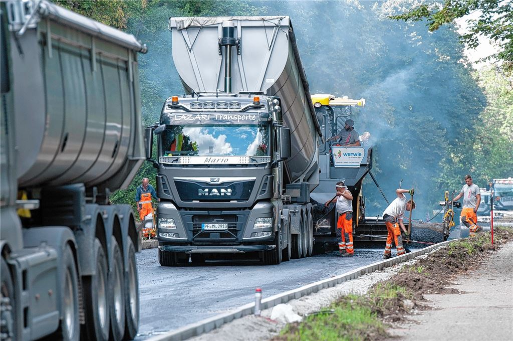 Die Baustelle zwischen Mühlacker und Lienzingen geht in den Endspurt. Foto: Fotomoment