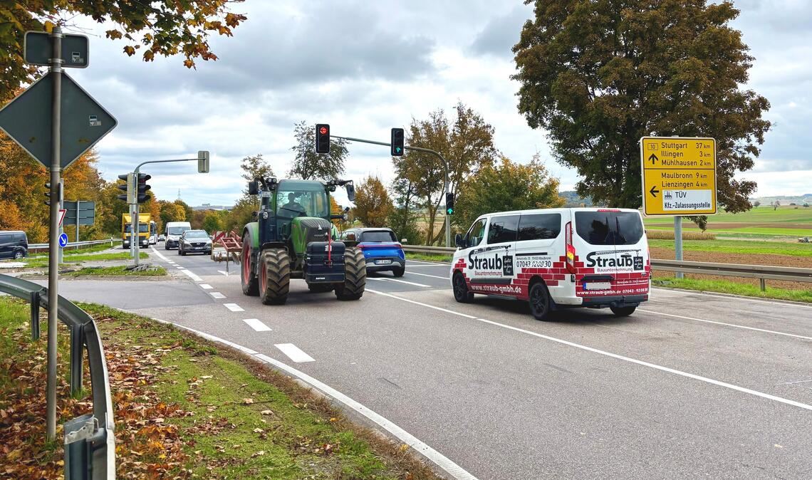 Freie Fahrt auf der B10 – allerdings nur außerhalb von Mühlacker Die Baustelle zwischen der Osttangente und dem Illinger Eck ist Vergangenheit. Fotos: Schüller