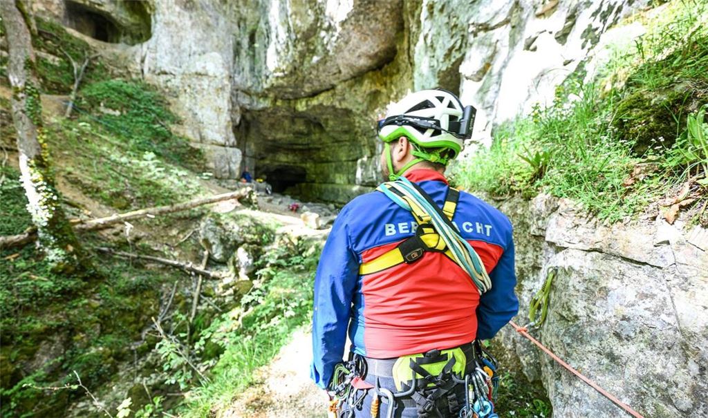 Die Bergwacht war im Einsatz.
