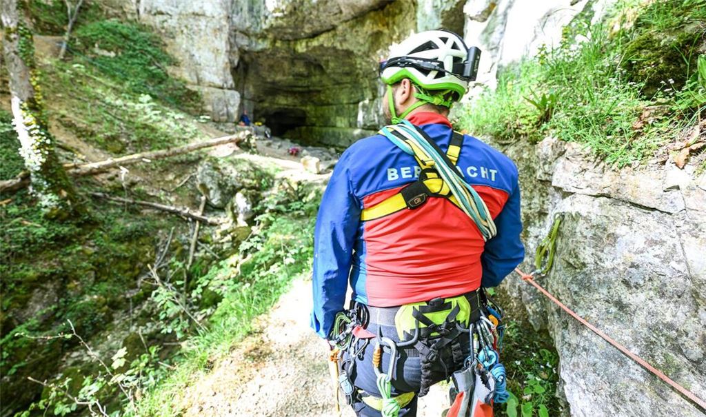 Die Bergwacht war im Einsatz.