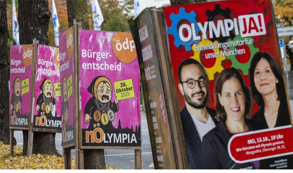 Die Bürger Münchens können wählen zwischen OlymiJA und NO- oder gar NÖlympia.