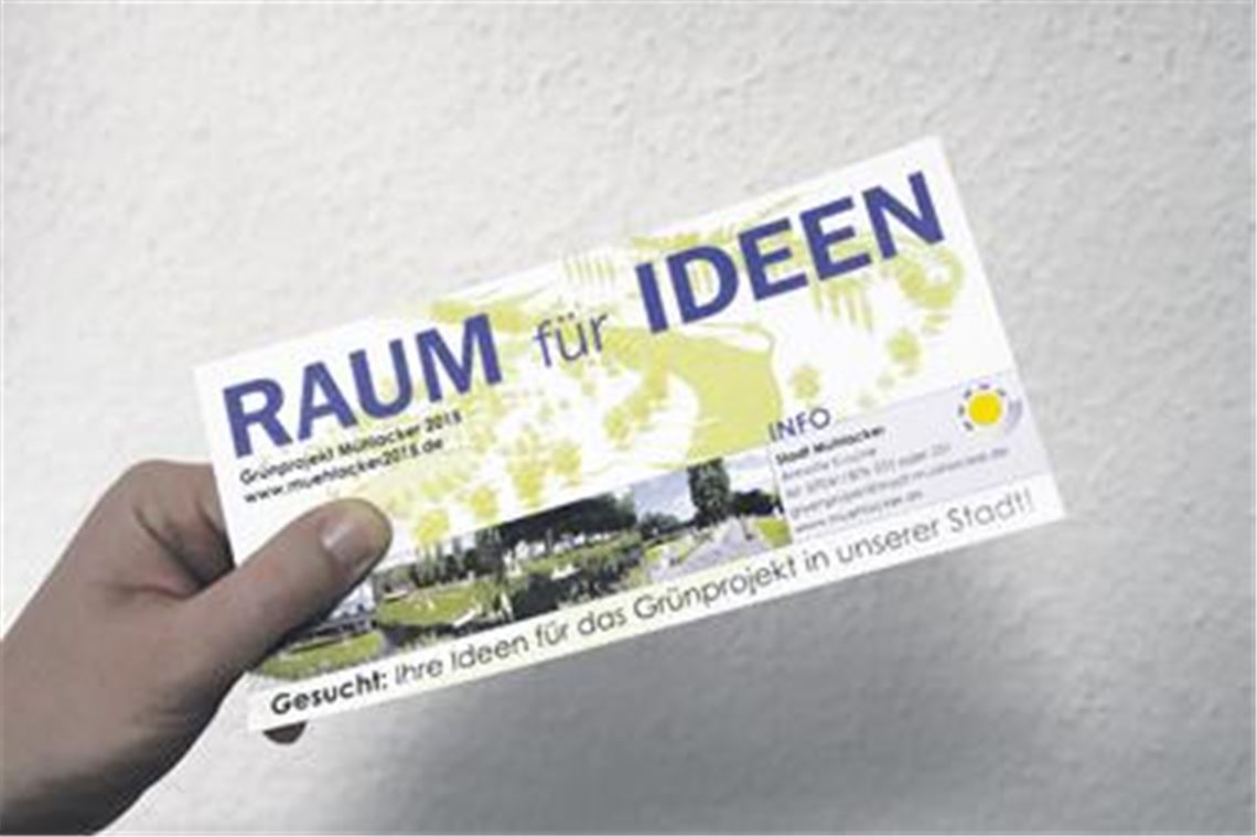 Die Bürger sind beim Grünprojekt gefragt. 
Foto: Sadler