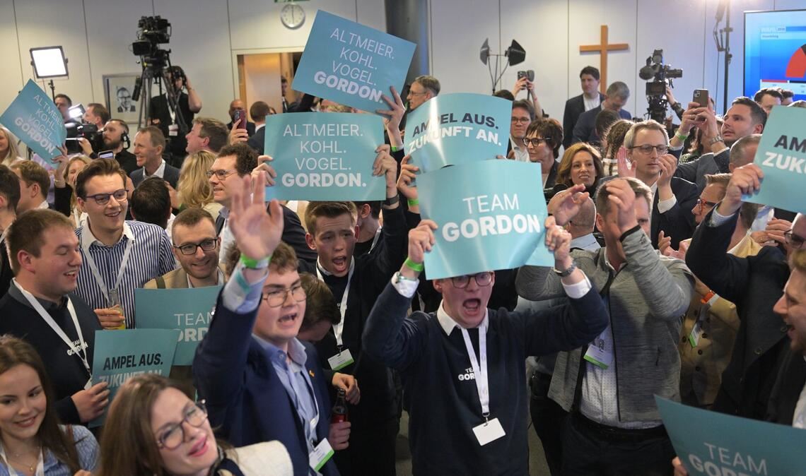 Die CDU kann jubeln nach der Lamdtagswahl in Rheinland-Pfalz.