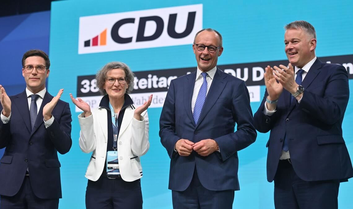 Die CDU will beim Bundesparteitag in Stuttgart Positionen zu einer Reihe sachpolitischer Themen beschließen. (Archivbild)