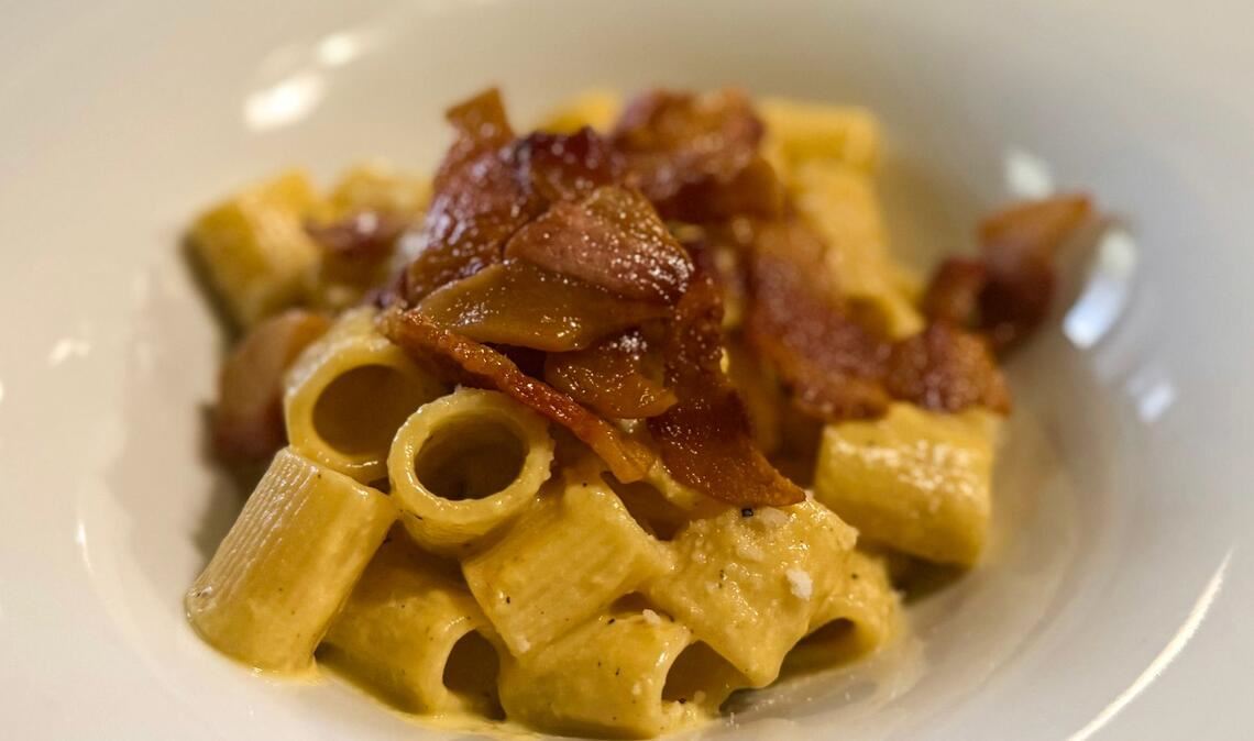 Die Carbonara: Immer schon italienisch oder eingeführt aus den USA?