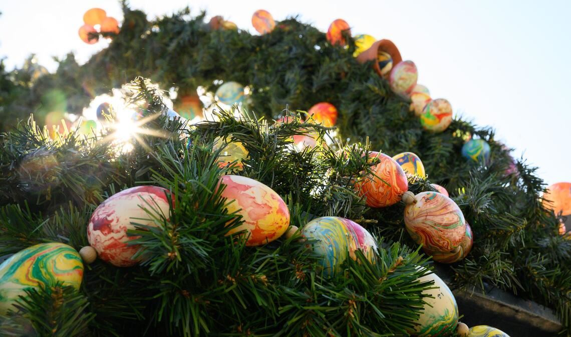 Die Chancen auf viel Sonnenschein sind bundesweit wohl am Montag am höchsten.