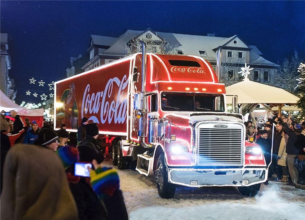Die Coca-Cola Weihnachtstrucks sind zum 19. Mal unterwegs.