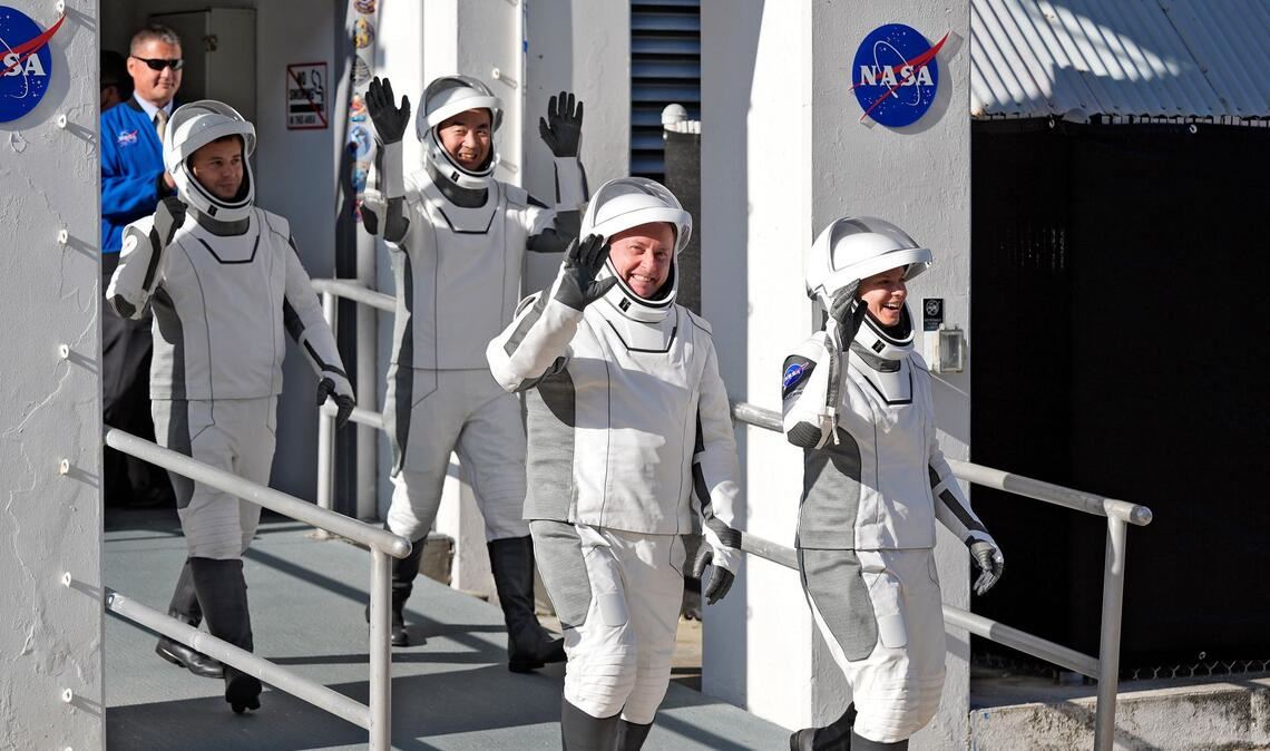 Die "Crew 11" war vorzeitig zurück zur Erde geholt worden. (Archivfoto)