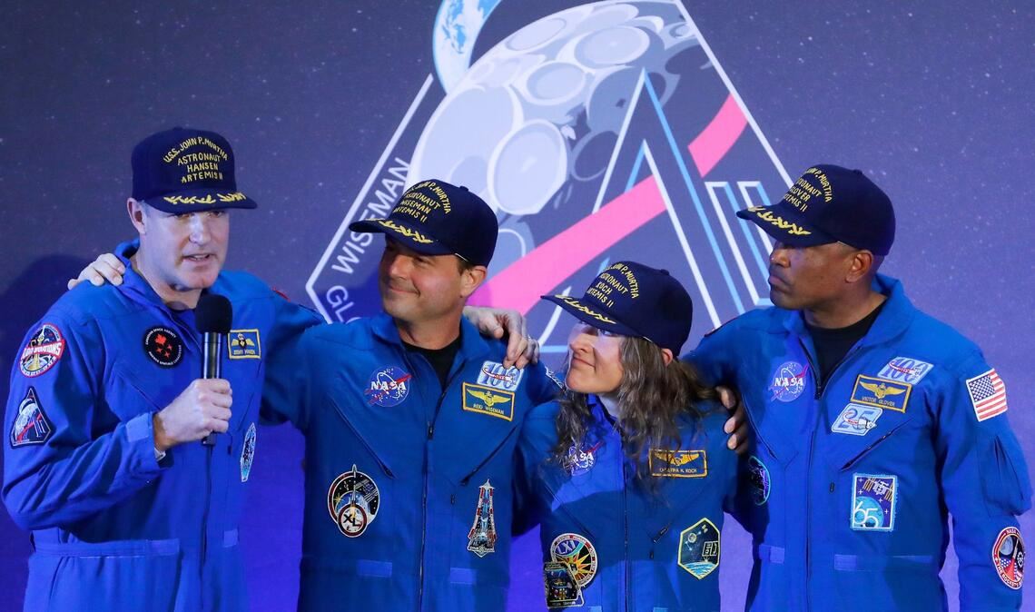 Die Crew hat ihre erste Pressekonferenz nach der Rückkehr gegeben. (Archivbild)