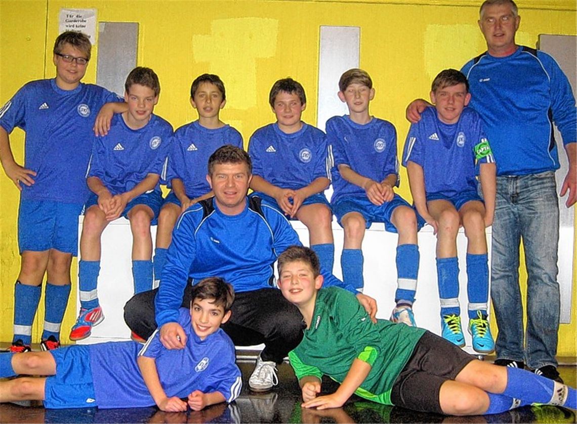 Die D-Junioren des SV Illingen gehören in der Halle zu den acht besten im Bezirk Enz-Murr. Foto: privat