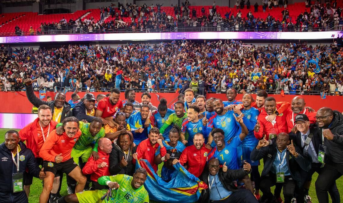 Die DR Kongo möchte sich eines der WM-Tickets sichern. (Archivbild)