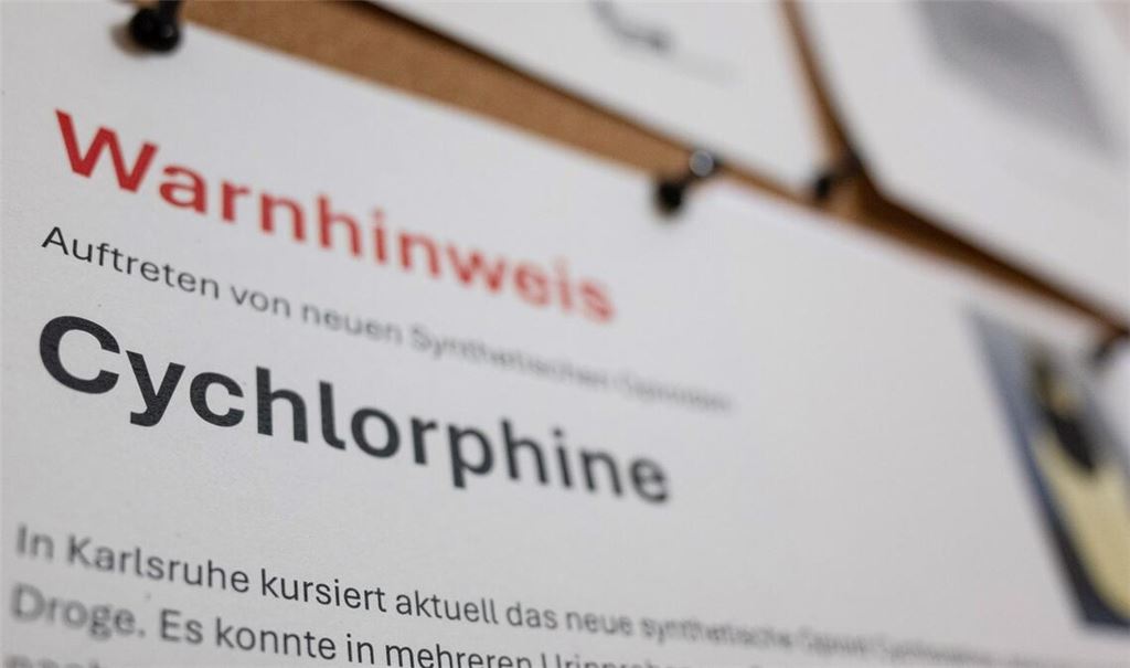 Die Droge Cychlorphin kann schon in kleinen Mengen zu schweren Vergiftungen führen.