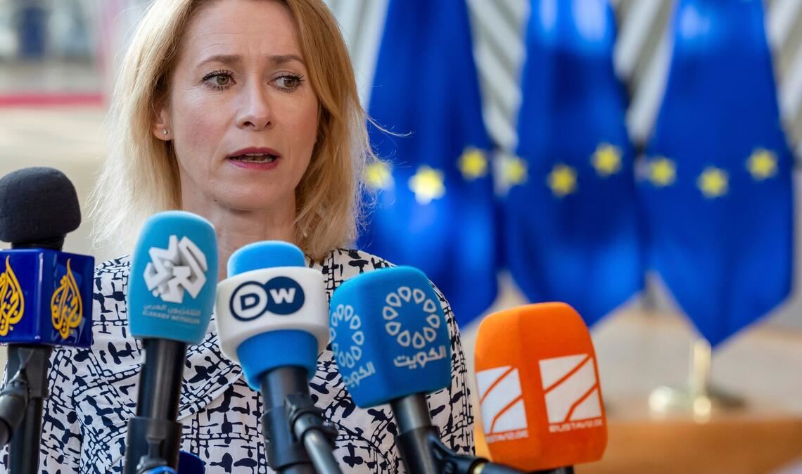 Die EU-Außenbeauftragte Kallas glaubt, Putin sei nicht an Gesprächen interessiert. (Archivbild)