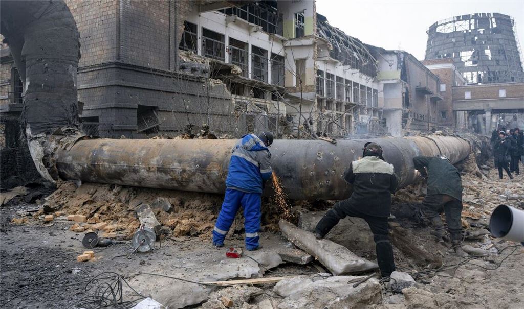 Die EU will die Ukraine beim Wiederaufbau von Infrastruktur unterstützen. (Archivbild)