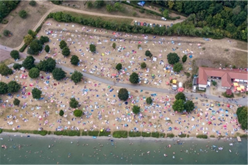 Die Ehmetsklinge in Zaberfeld ist ein beliebter Badesee. Bald sollen die Besucher dort fürs Parken bezahlen. Foto: Archiv