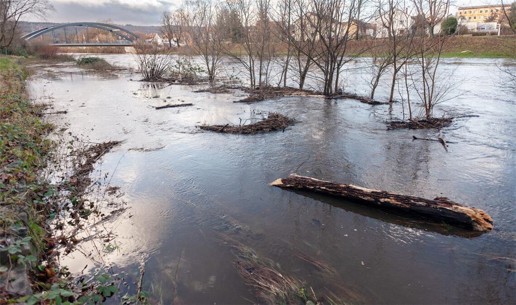 Die Enz ist dank der Renaturierung breiter geworden – zusammen mit der neuen Herrenwaagbrücke ist das ein wichtiger Beitrag für den Hochwasserschutz. Foto: Fotomoment