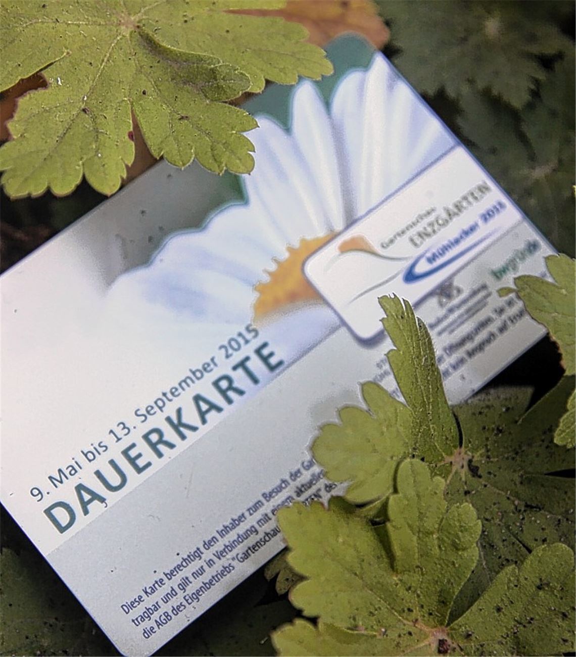 Die Enzgärten-Dauerkarte.