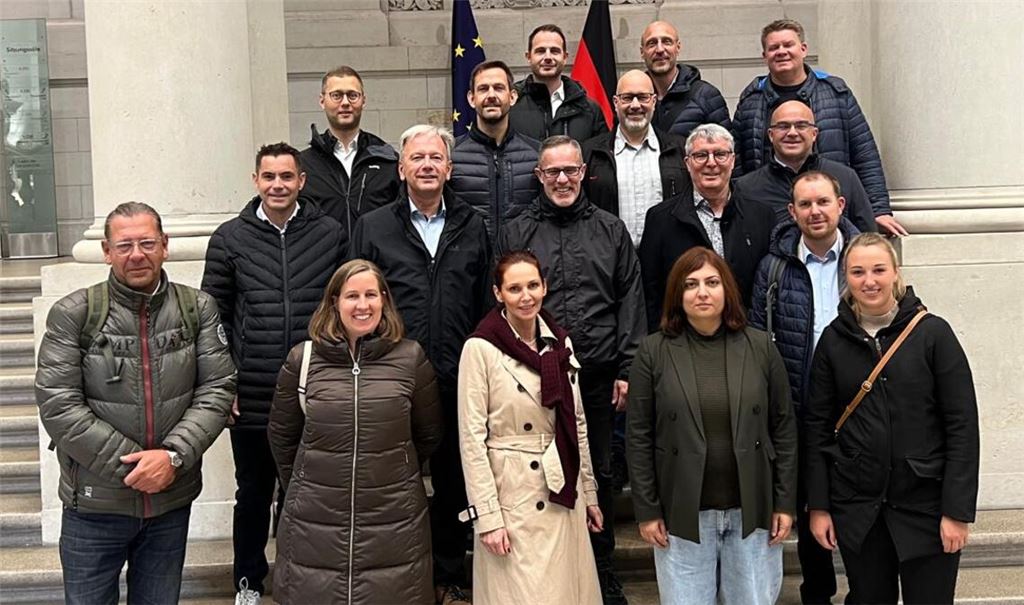 Die Enzkreis-Delegation im Bundesrat. Foto: Enzkreis