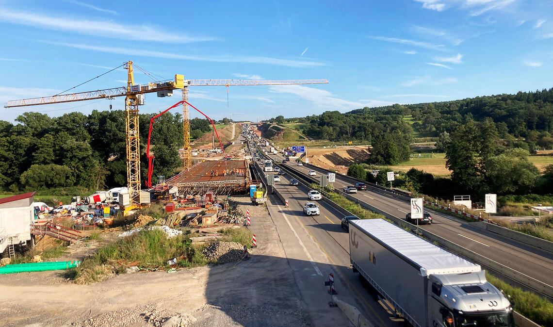 Die Enztalquerung der A8 ist wegen des Autobahnausbaus über lange Zeit ein Nadelöhr. Foto: Archiv/Wewoda
