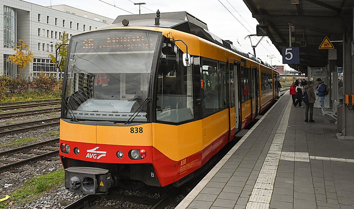 Die Fahrt geht Richtung Karlsruhe. Foto: Bott