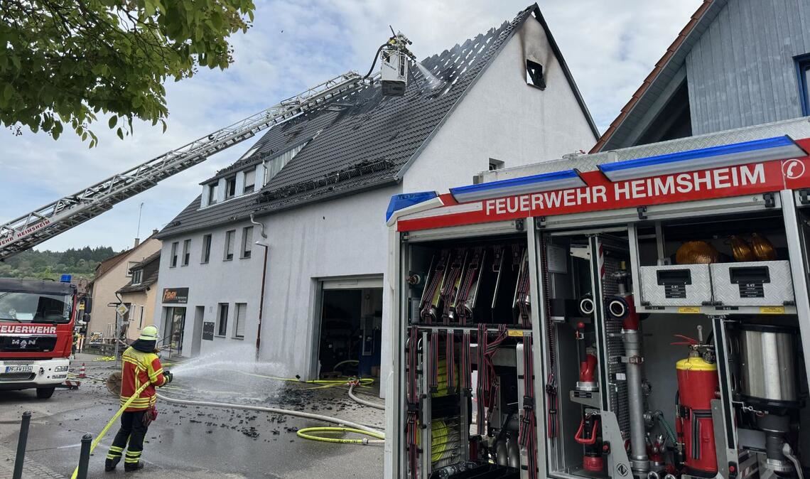 Die Feuerwehr konnte den Brand schnell unter Kontrolle bringen.