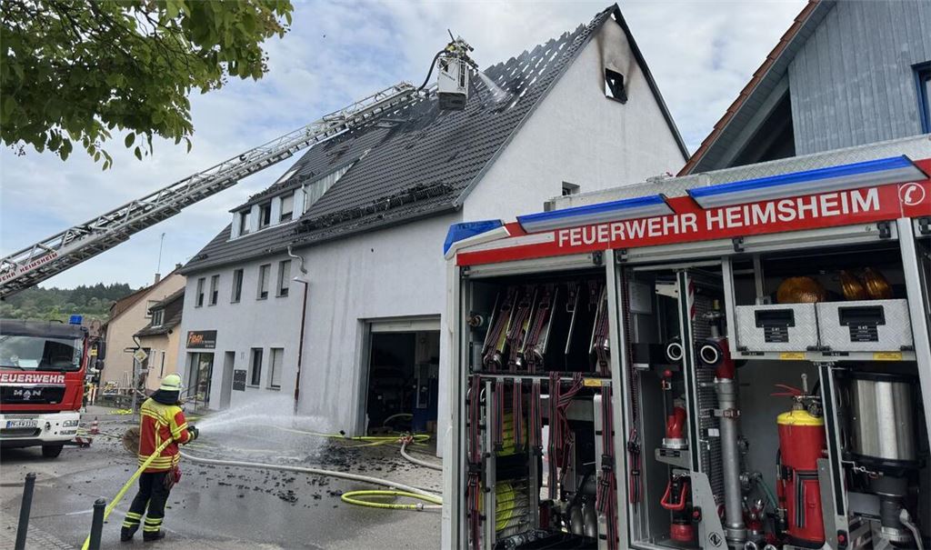 Die Feuerwehr konnte den Brand schnell unter Kontrolle bringen.