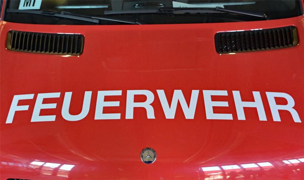 Die Feuerwehr löschte den Brand. (Symbolbild)