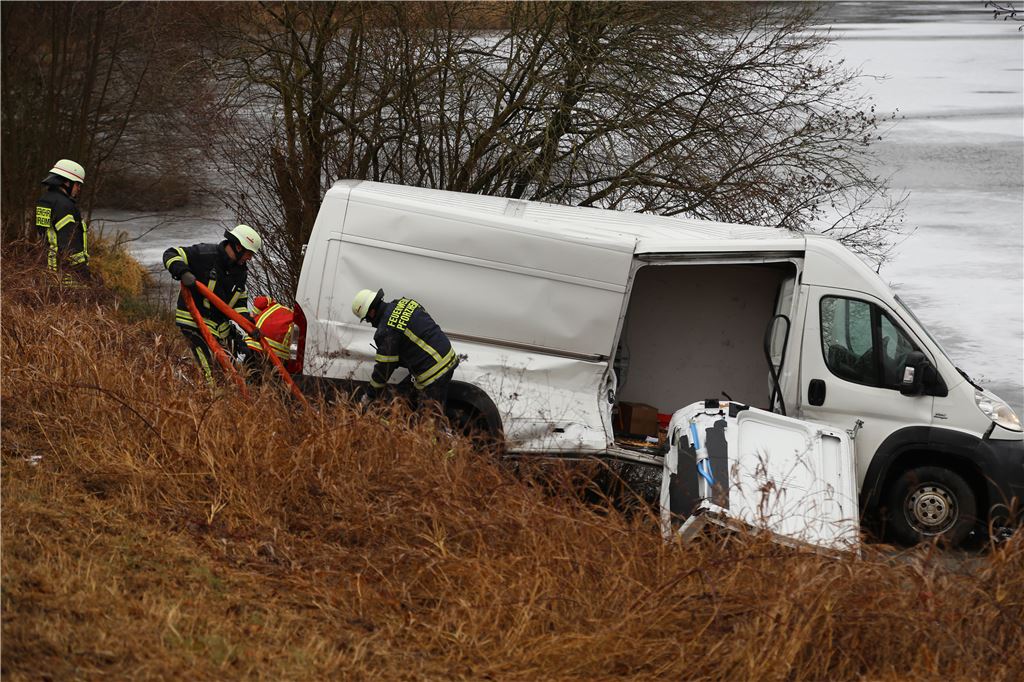 mar Unfall Transporter auf See