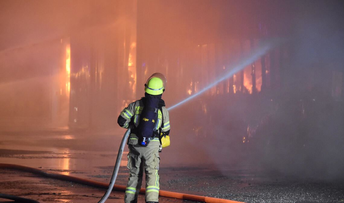 Die Feuerwehren aus der Region kämpften stundenlang gegen die Flammen. Foto: Myroshnichenko