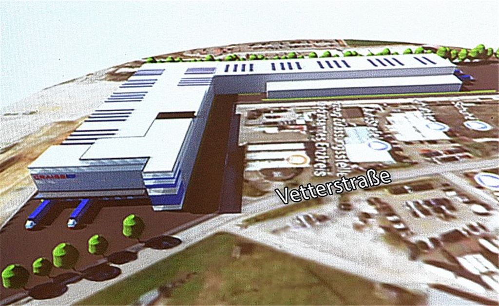 Die Firma Craiss kann an der Vetterstraße ein modernes Warendienstleistungszentrum planen.