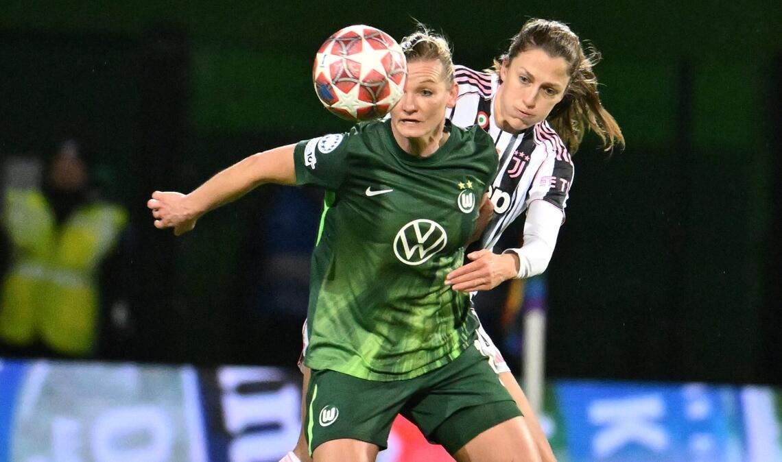 Die Frauen des VfL Wolfsburg treffen in der Champions League heute auf Juventus FC.